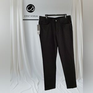 CRZ YOGA 🐬Black Straight Jeans for Casual Style